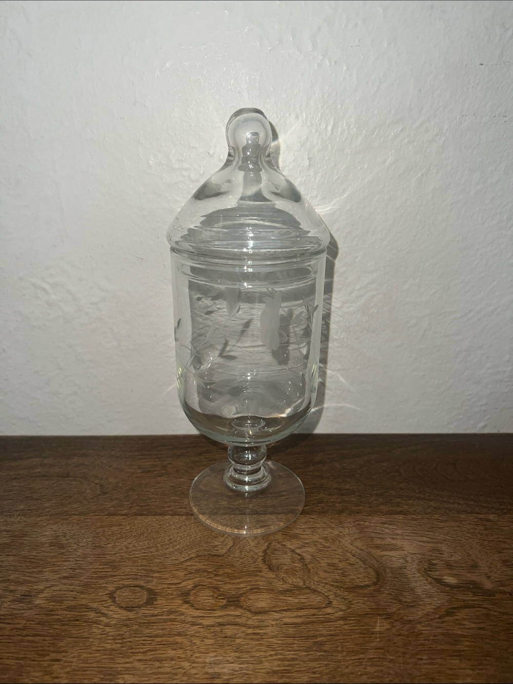 Princess house Crystal apothecary candy dish